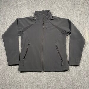 Columbia Titanium‎ Women's Softshell Jacket Black Full Zip Size M Outdoor